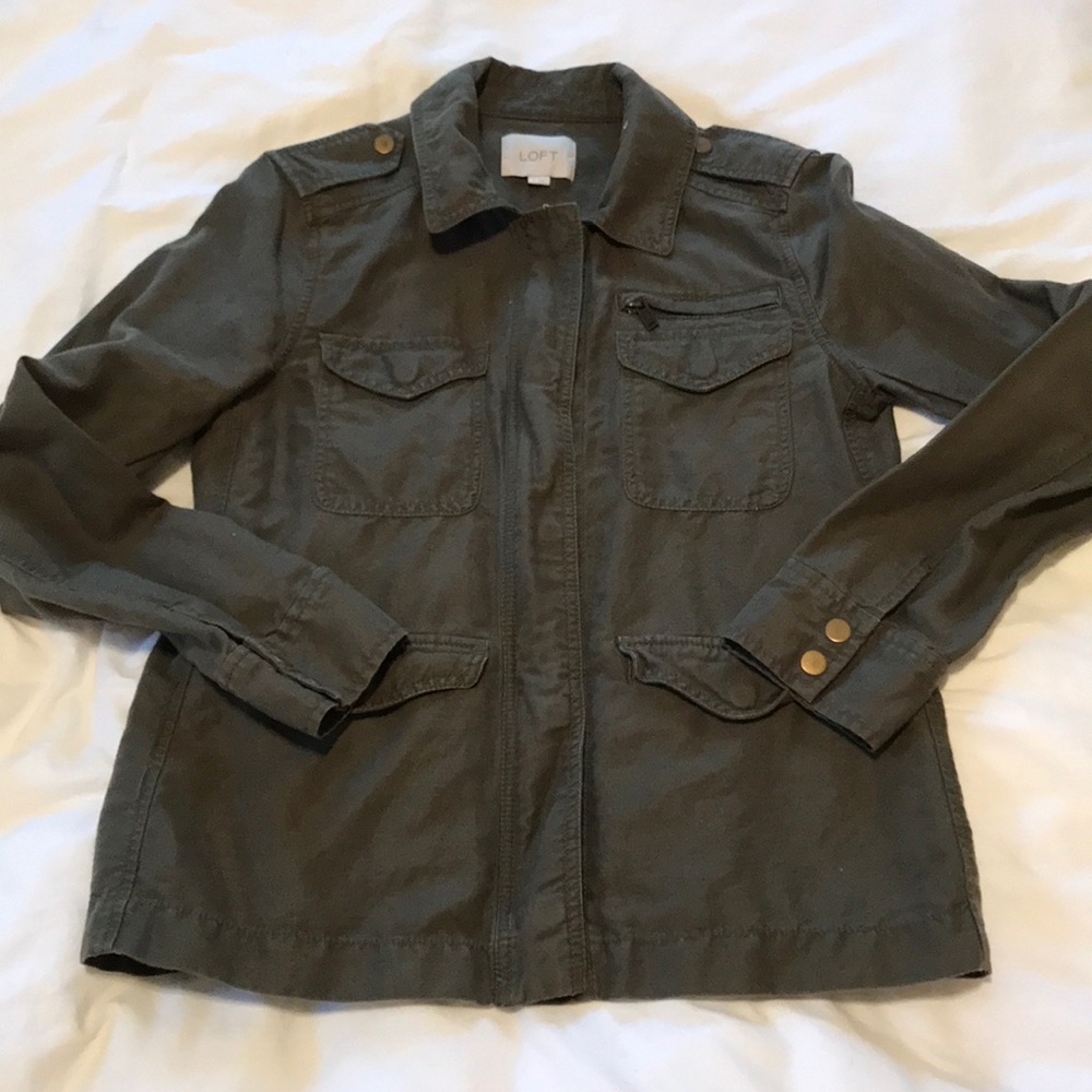 Loft Utility Jacket - army green